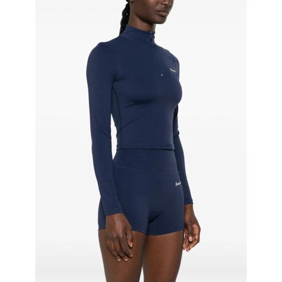 26FW 스포티앤리치 긴팔 티셔츠 TO10275326BL DKNAV NAVY - SPORTY & RICH