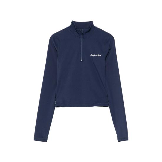 26FW 스포티앤리치 긴팔 티셔츠 TO10275326BL DKNAV NAVY