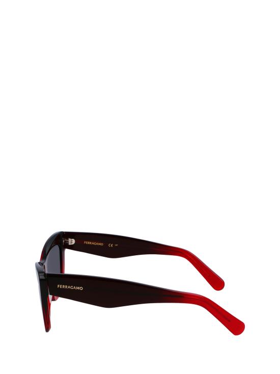 26FW 살바토레 페라가모 선글라스 SF929SN 615 TRANSPARENT DARK RED GRADIENT - SALVATORE FERRAGAMO