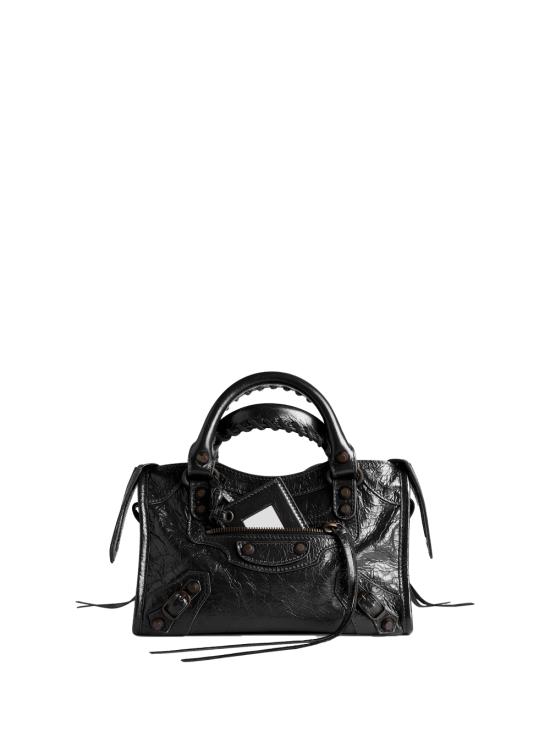 26FW 발렌시아가 르 시티 백 865763 2ACFH 1000 BLACK