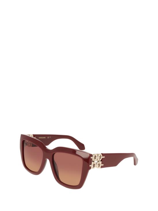 26FW 살바토레 페라가모 선글라스 SF2083SE 606 BURGUNDY - SALVATORE FERRAGAMO