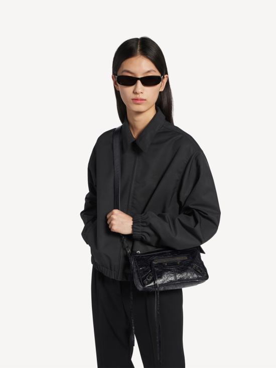 26FW 발렌시아가 르 시티 모토 미니백 866122 2ABEK 1000 BLACK - BALENCIAGA