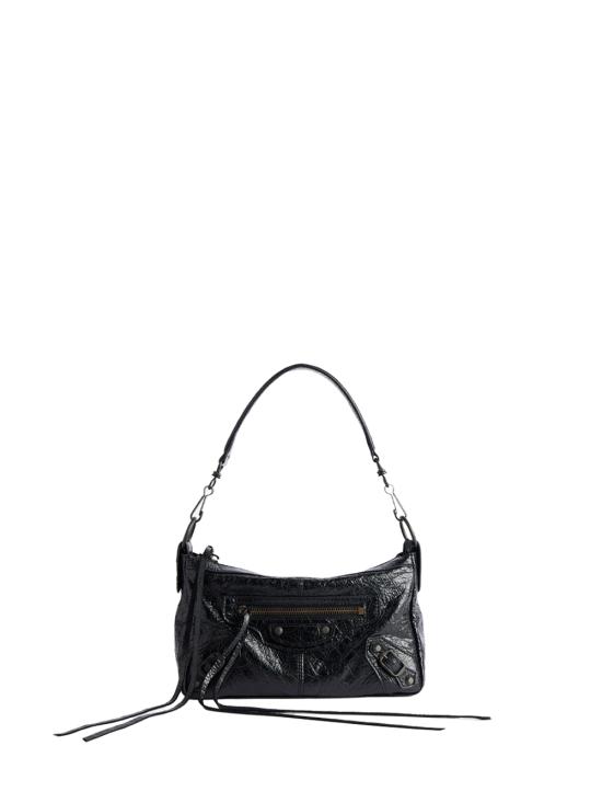 26FW 발렌시아가 르 시티 모토 미니백 866122 2ABEK 1000 BLACK
