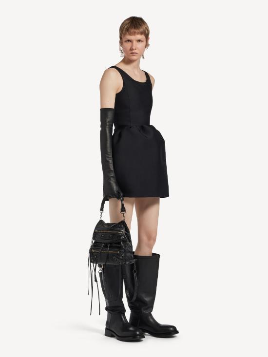 26FW 발렌시아가 르 시티 미니 백팩 A006Q2 2ACRZ 1000 BLACK - BALENCIAGA
