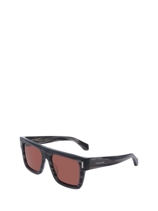 26FW 살바토레 페라가모 선글라스 SF2063SE 014 STRIPED GREY - SALVATORE FERRAGAMO