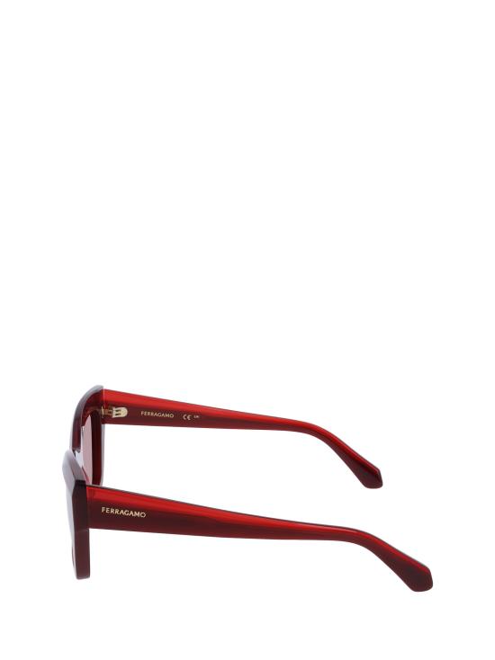 26FW 살바토레 페라가모 선글라스 SF2065S 613 TRANSPARENT RED DARK - SALVATORE FERRAGAMO