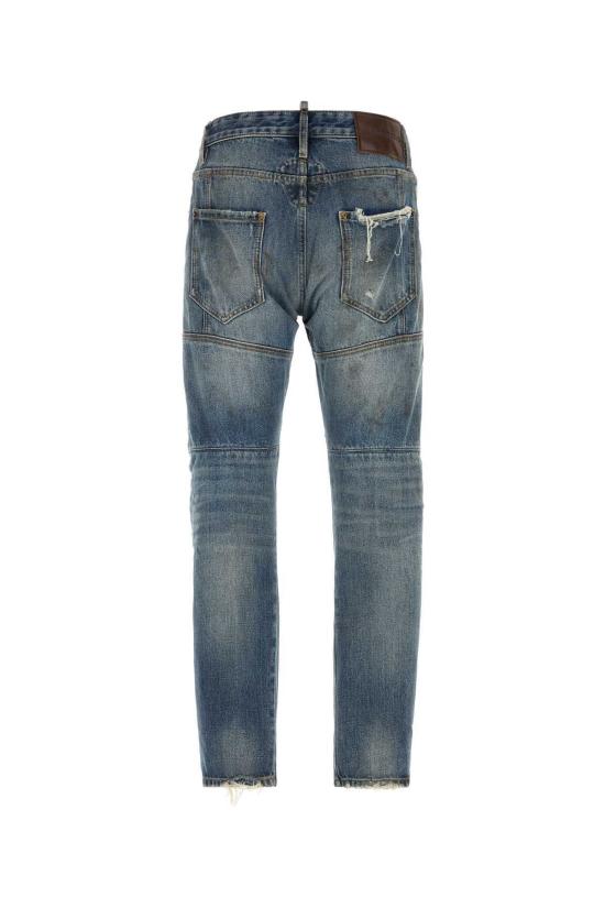  디스퀘어드2 데님 팬츠 Dsquared2 데님 진 네이비 블루 - DSQUARED2