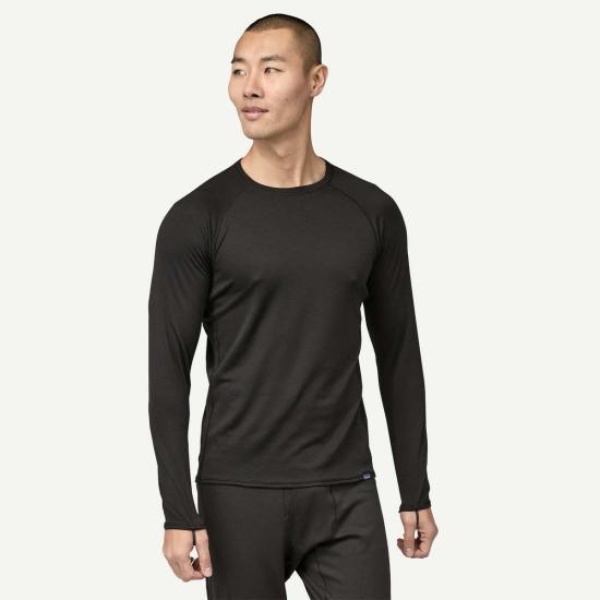  파타고니아 긴팔 티셔츠 카필린 미드웨이트 MW 크루 잉크 블랙 - PATAGONIA
