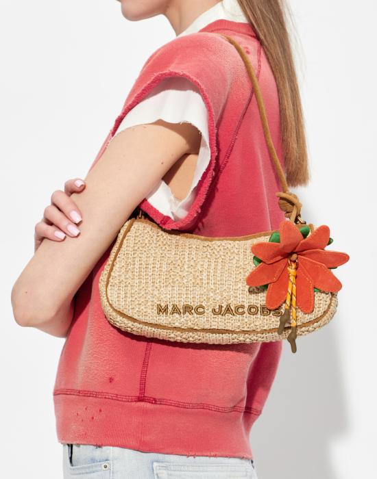  마크제이콥스 가방 마크 제이콥스 더 서머 우븐 참 숄더백 베이지 - MARC JACOBS