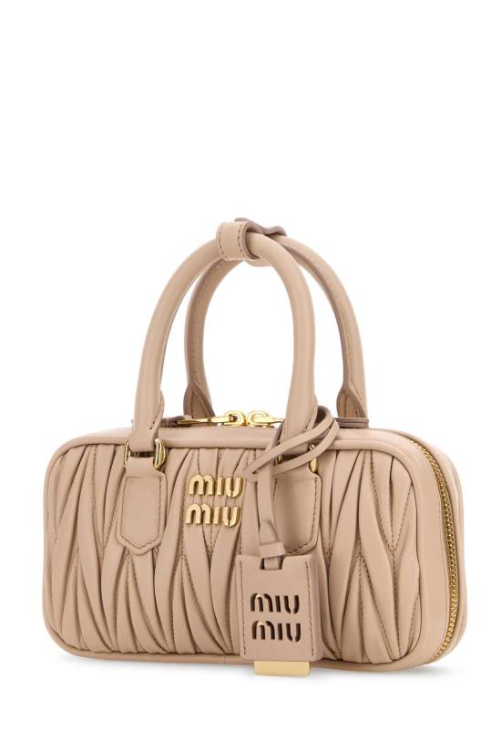 26FW 미우미우 아르카디 마테라쎄 나파 레더 토트백 5BP088AN88 F0236 Pink - MIU MIU