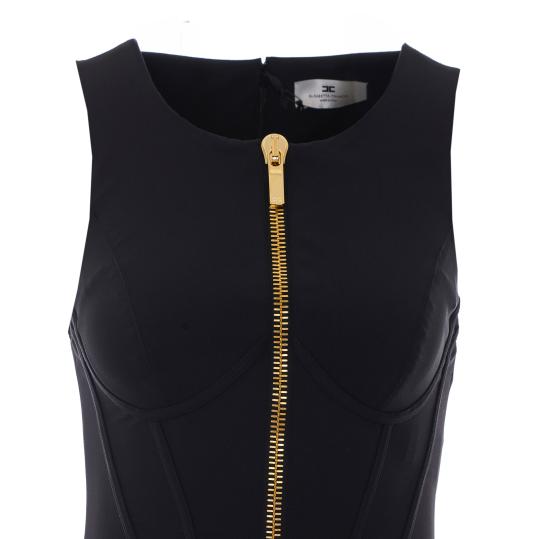26FW 엘리자베타프랜치 미디 원피스 AB87766E2 110 BLACK - ELISABETTA FRANCHI