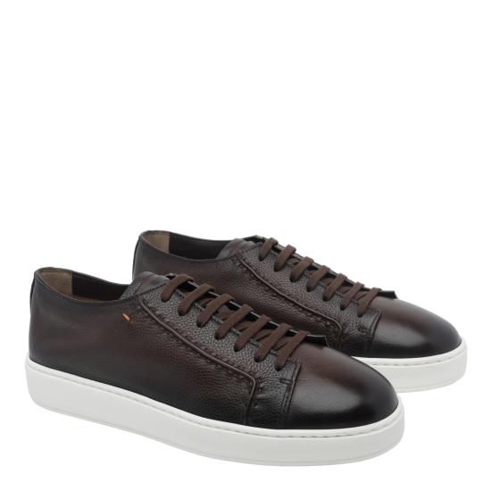 26FW 산토니 스니커즈 MBCD22223BARK EVRT50 BROWN - SANTONI