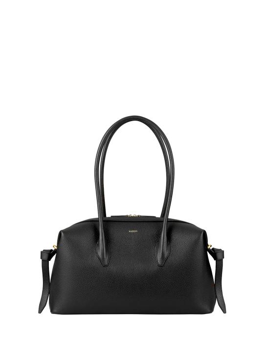 26FW 유제피 가방 BRIOCHE DUFFLE PEBBLE GRAIN LETHERL034 BLACK