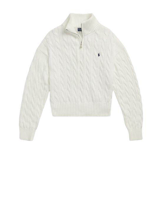 26FW 폴로 랄프로렌 스웨터 211963467 001 WHITE