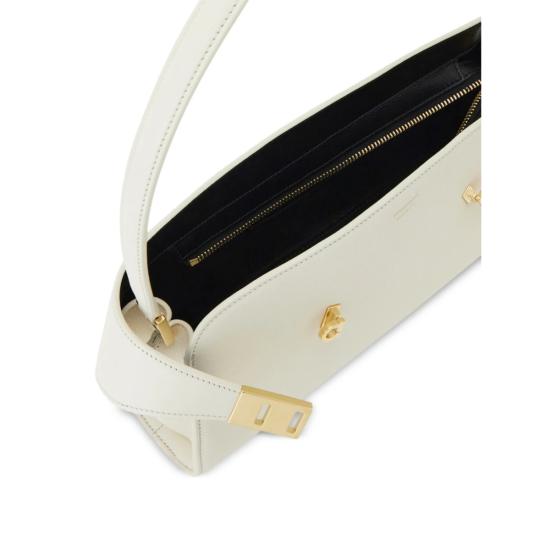  살바토레 페라가모 가방 페라가모 이스트 웨스트 허그 가죽 숄더백 뉴트럴 컬러 - SALVATORE FERRAGAMO