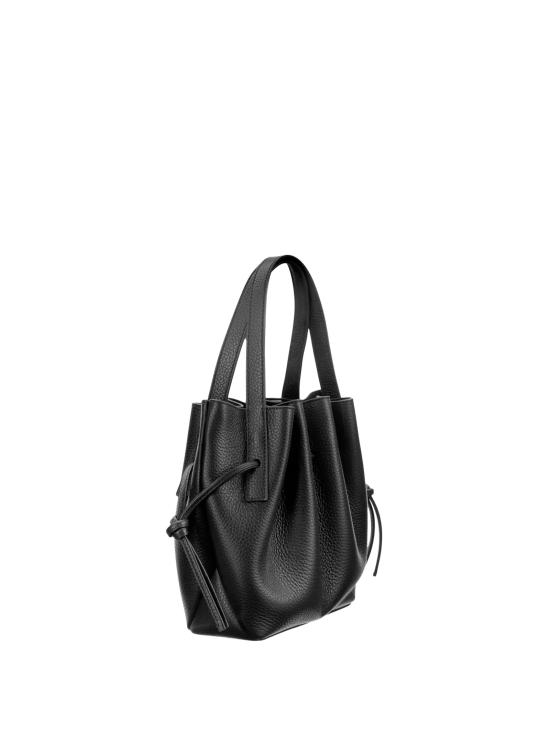 26FW 유제피 숄더백 MINI SCALLOP PEABBLE GRAIN LETHERL066 BLACK - YUZEFI