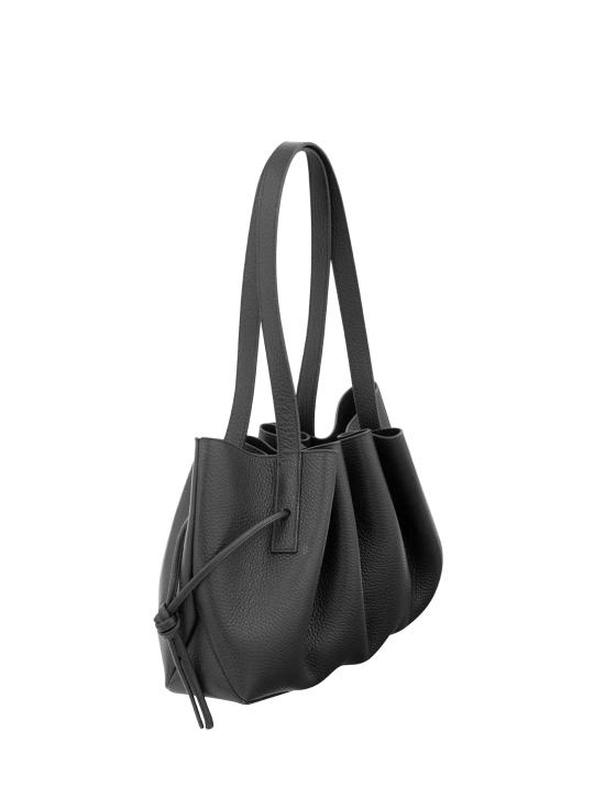 26FW 유제피 가방 SCALLOP PEBBLE GRAIN LETHERL066 BLACK - YUZEFI