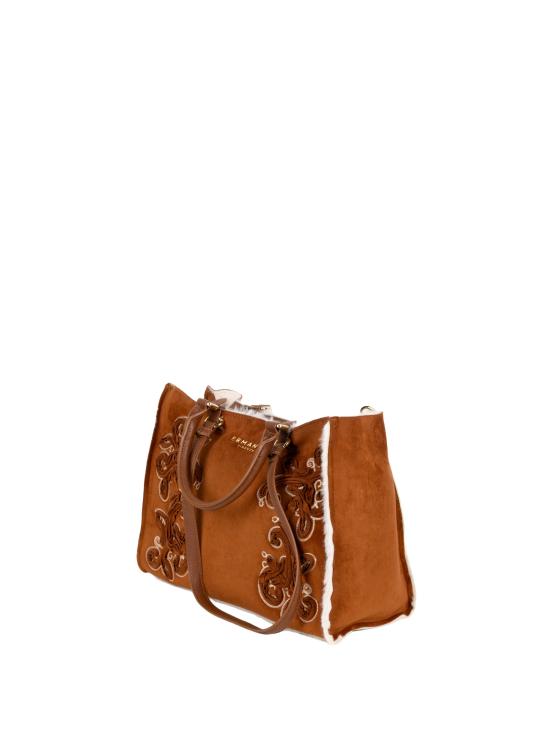 26FW 에르마노 설비노 가방 12402298 BARBARA SHIRLINGTN TAN - ERMANNO SCERVINO