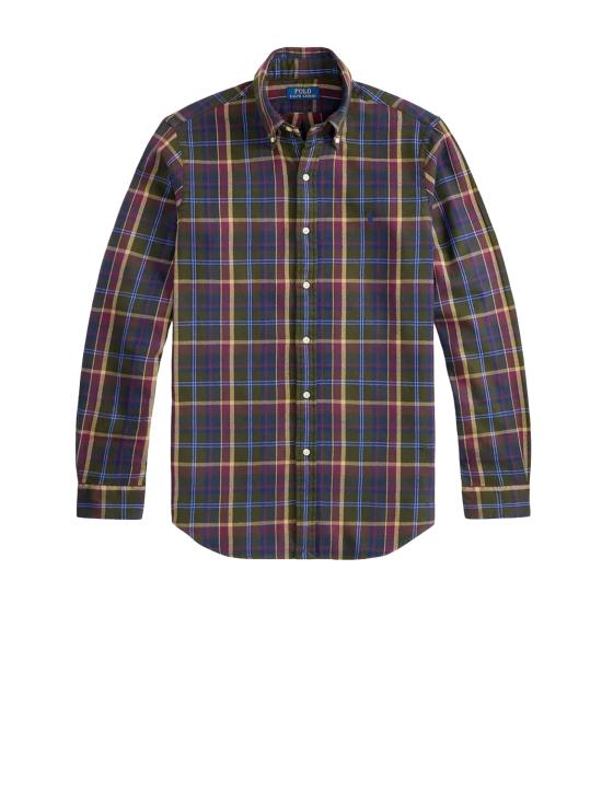 26FW 폴로 랄프로렌 셔츠 710 B30152 002 BLUE PURPLE HEATHER MULTI