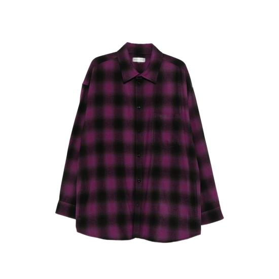 26FW 발렌시아가 셔츠 A009KD TVT04 5063 PURPLE BLACK