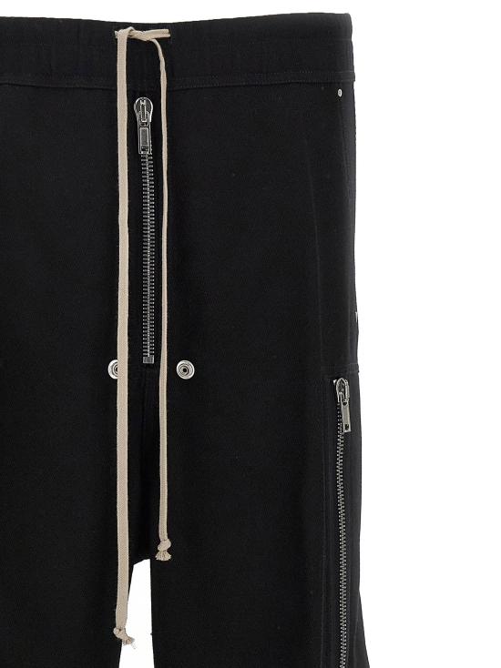  릭 오웬스 카고 팬츠 LDRU02E1339WDET109 BLACK - RICK OWENS