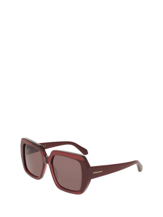 26FW 살바토레 페라가모 선글라스 SF2081S 654 OPALINE RED BURGUNDY - SALVATORE FERRAGAMO