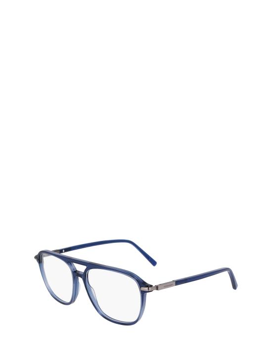 26FW 살바토레 페라가모 안경 SF3006 432 TRANSPARENT BLUE - SALVATORE FERRAGAMO
