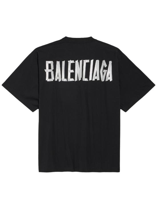 26FW 발렌시아가 탑 871733 TVVE4 1000 BLACK - BALENCIAGA