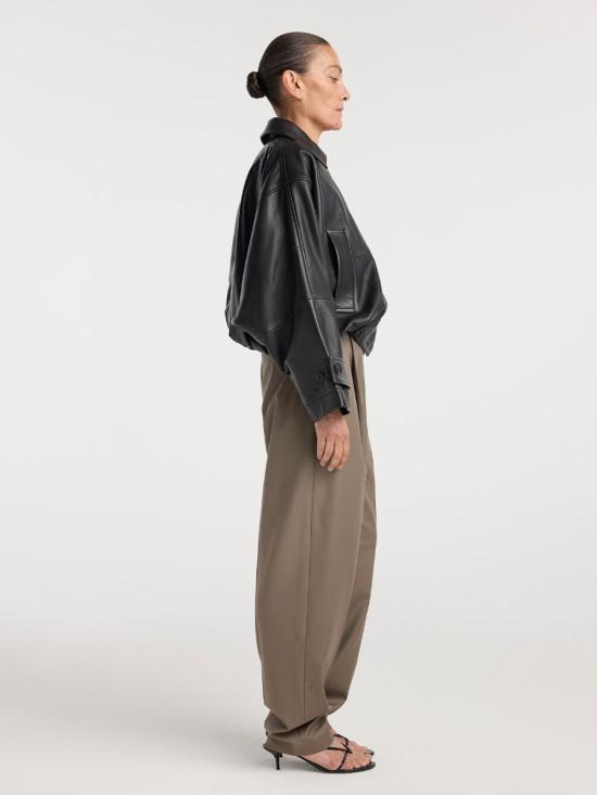 26FW 로에 가죽 자켓 42011248 001 BLACK - ROHE