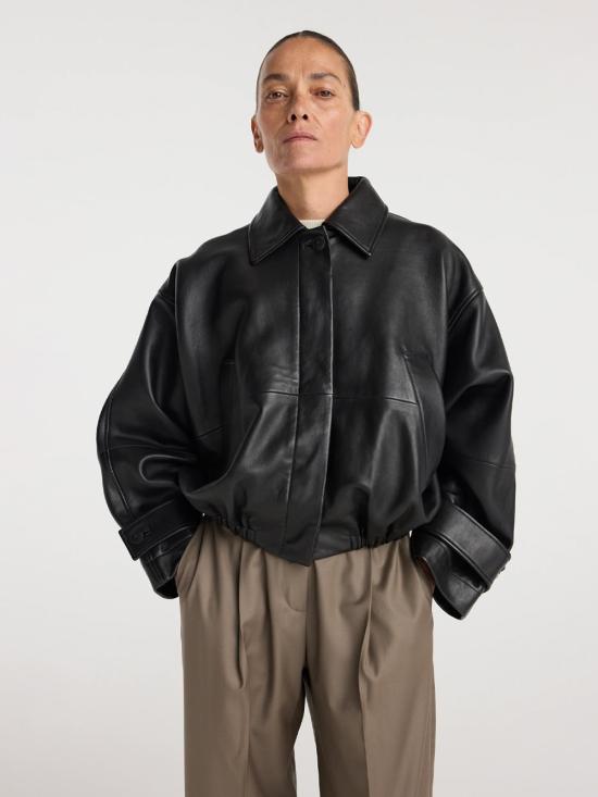 26FW 로에 가죽 자켓 42011248 001 BLACK - ROHE