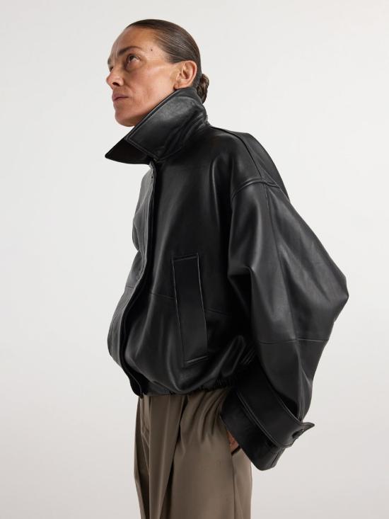 26FW 로에 가죽 자켓 42011248 001 BLACK - ROHE