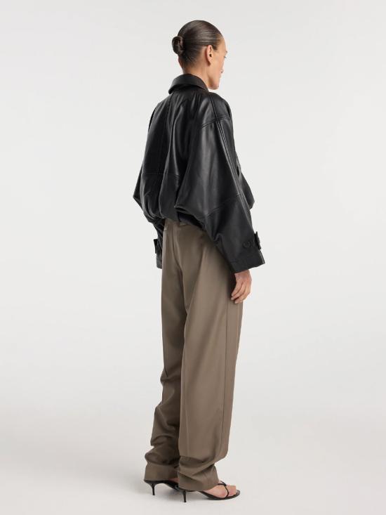 26FW 로에 가죽 자켓 42011248 001 BLACK - ROHE