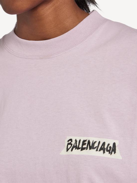 26FW 발렌시아가 탑 A00497 TTVL6 5663 DUSTY PINK - BALENCIAGA