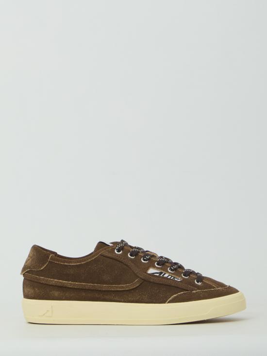 26FW 오트리 WINDSCAPE 로우 스니커즈 캔버스 SCLM BROWN