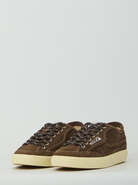 26FW 오트리 WINDSCAPE 로우 스니커즈 캔버스 SCLM BROWN - AUTRY