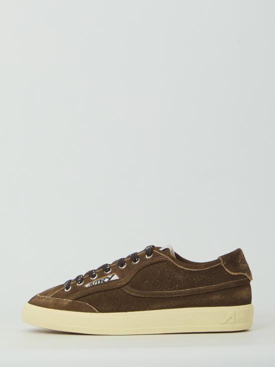 26FW 오트리 WINDSCAPE 로우 스니커즈 캔버스 SCLM BROWN - AUTRY
