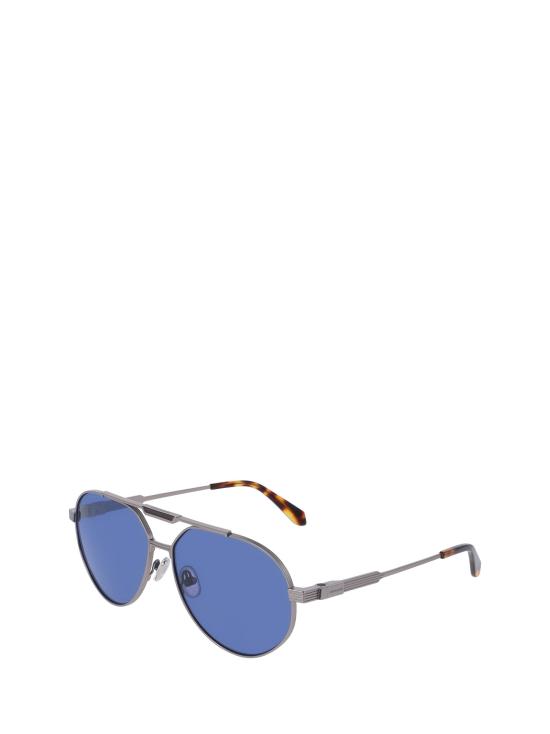 26FW 살바토레 페라가모 선글라스 SF327S 021 MATTE LIGHT RUTHENIUM - SALVATORE FERRAGAMO