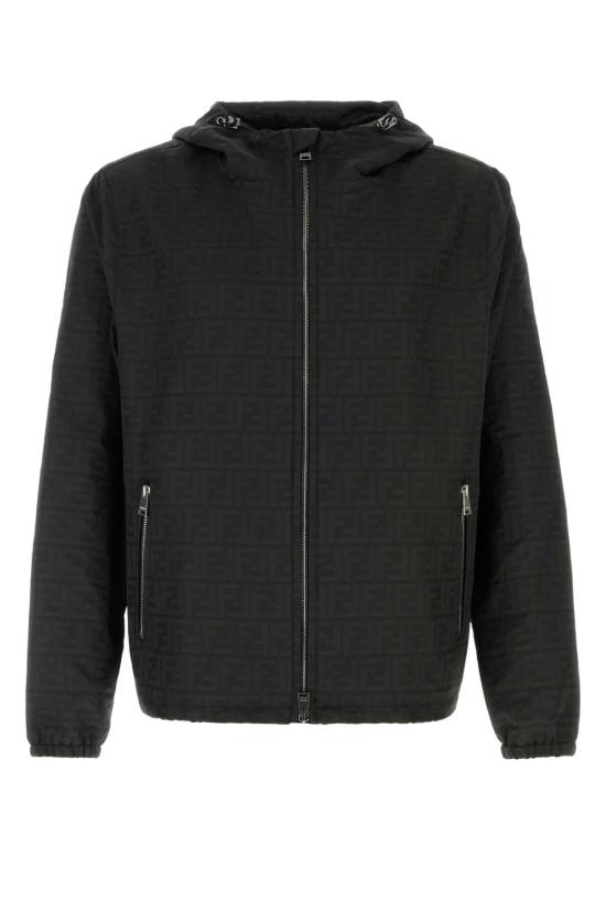 26FW 펜디 FF 모티프 나일론 프린티드 후디드 자켓 FF 모티프 나일론 프린티드 후디드 자켓 FW1463AMYB F0QA1 Black