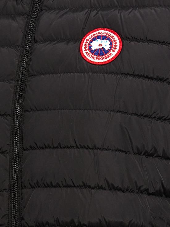 26FW 캐나다구스 패딩 조끼 Hybridge® 퀼팅 니트 조끼 블랙 - CANADA GOOSE