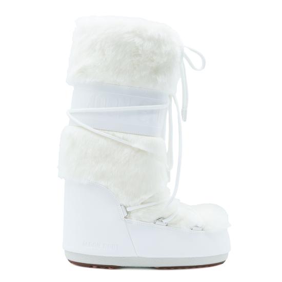 26FW 문부츠 MB 아이콘 폭스 퍼 부츠 80D1408900 A002 OPTICAL WHITE