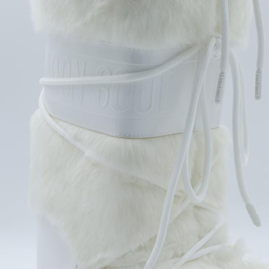 26FW 문부츠 MB 아이콘 폭스 퍼 부츠 80D1408900 A002 OPTICAL WHITE - MOON BOOT