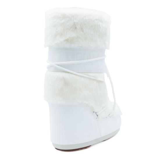 26FW 문부츠 MB 아이콘 폭스 퍼 부츠 80D1408900 A002 OPTICAL WHITE - MOON BOOT