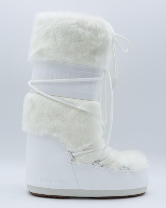 26FW 문부츠 MB 아이콘 폭스 퍼 부츠 80D1408900 A002 OPTICAL WHITE - MOON BOOT
