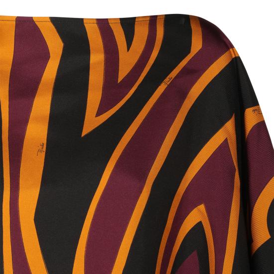 26FW 에밀리오푸치 긴팔 티셔츠 6URM65 6U741019 BORDEAUX GOLD - EMILIO PUCCI