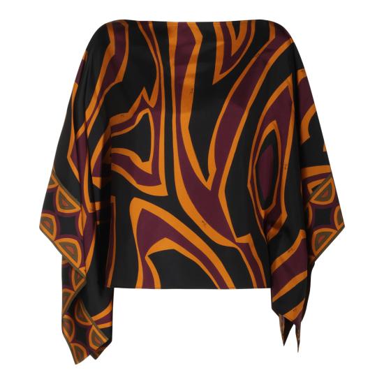 26FW 에밀리오푸치 긴팔 티셔츠 6URM65 6U741019 BORDEAUX GOLD