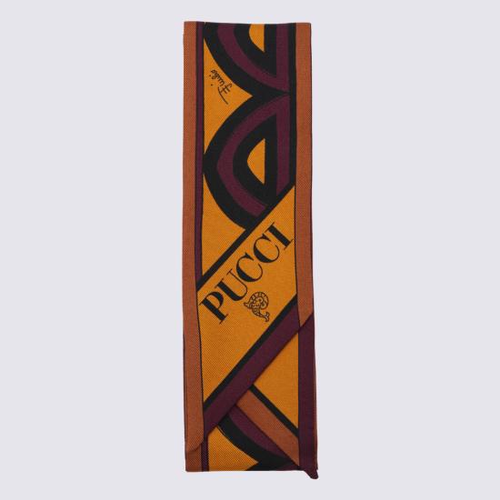 26FW 에밀리오푸치 머플러/스카프 6UGB12 6UC01002 BORDEAUX GOLD - EMILIO PUCCI