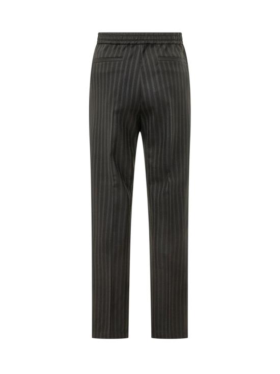 26FW 베르사체 스트레이트 팬츠 10198971A19207 1B000 BLACK - VERSACE
