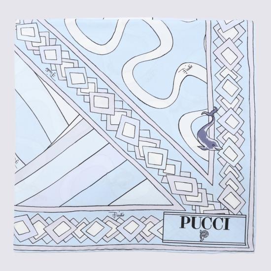 26FW 에밀리오푸치 머플러/스카프 6UGB42 6UC12001 LIGHT BLUE - EMILIO PUCCI