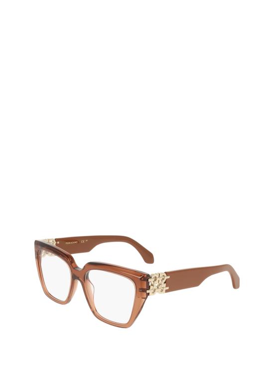 26FW 살바토레 페라가모 안경 SF3041E 261 TRANSPARENT CARAMEL - SALVATORE FERRAGAMO