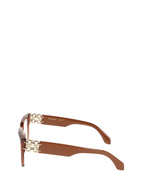 26FW 살바토레 페라가모 안경 SF3041E 261 TRANSPARENT CARAMEL - SALVATORE FERRAGAMO